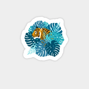 Jungle Tigers - Blue Sticker